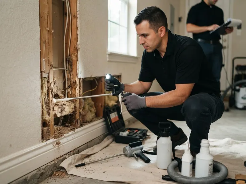 Carpenter Ant Structural Remediation in Dallas, TX